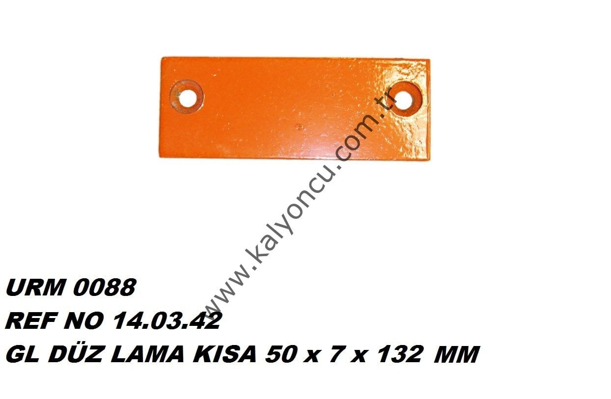 DÜZ LAMA KISA 50x7x132 mm *5190*