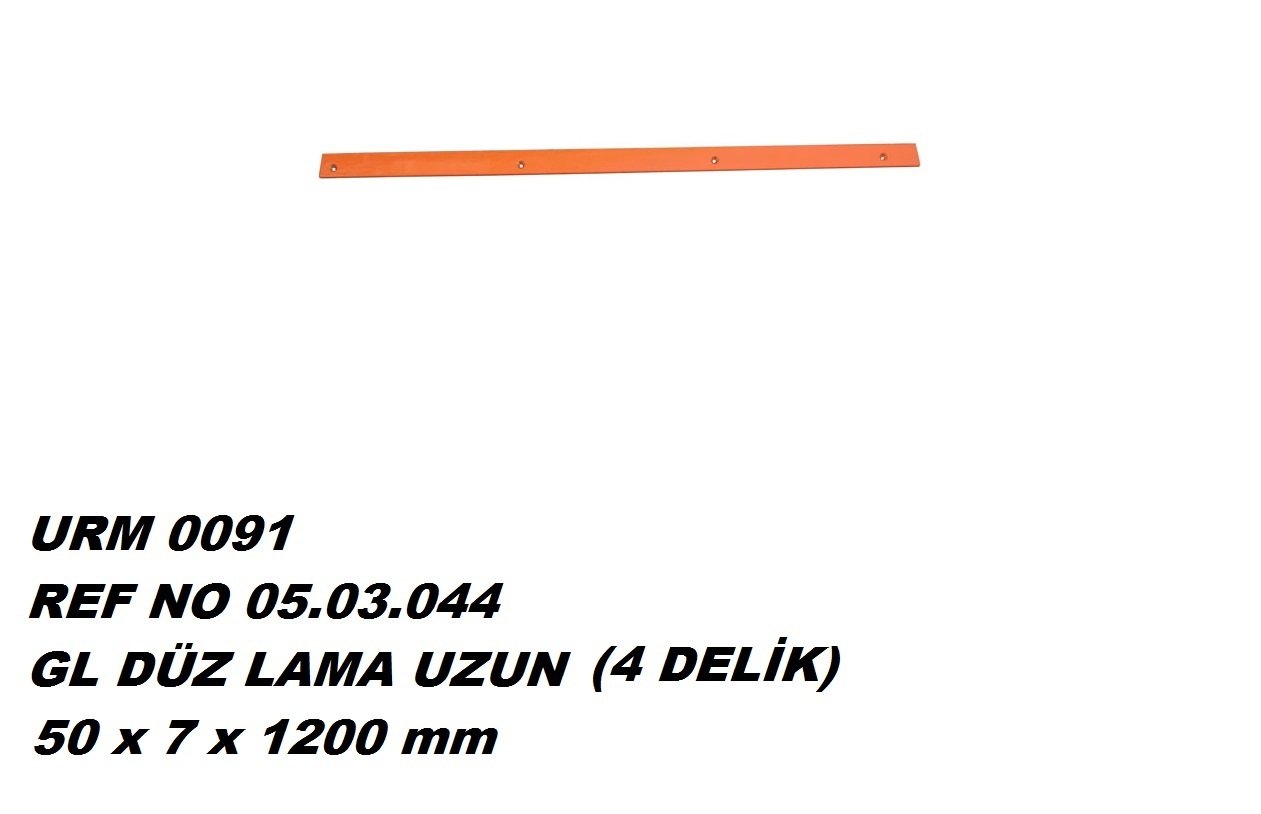 DÜZ LAMA UZUN 50x7x1200 mm (4 DELİK) *5190*