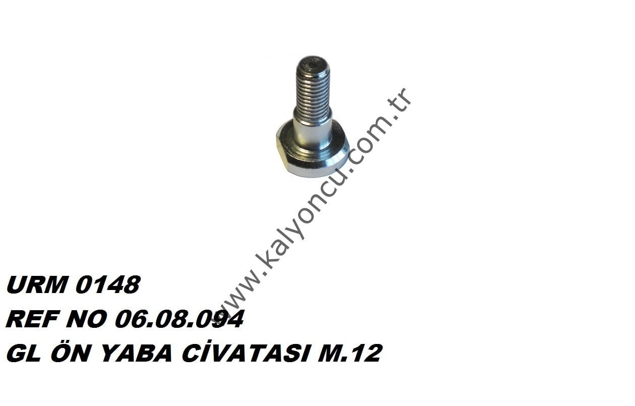 ÖN YABA M.12 CIVATA *5190*