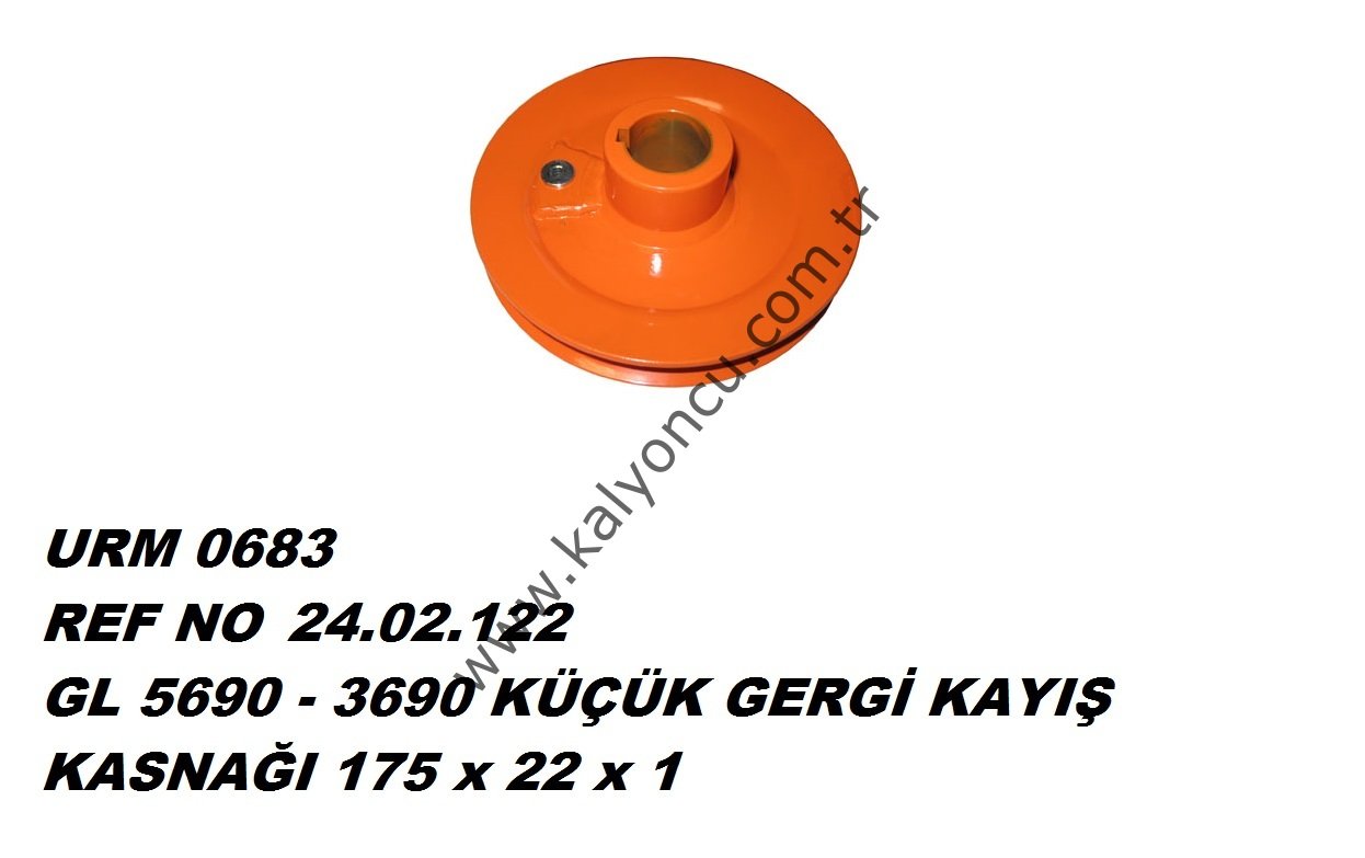 L 5690 Gergi Kayış Kasnağı 175x22x1 Ür.No:0683