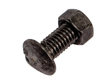 M10 x 25 Yassı Baş Civata ve Somunu-GRY-37