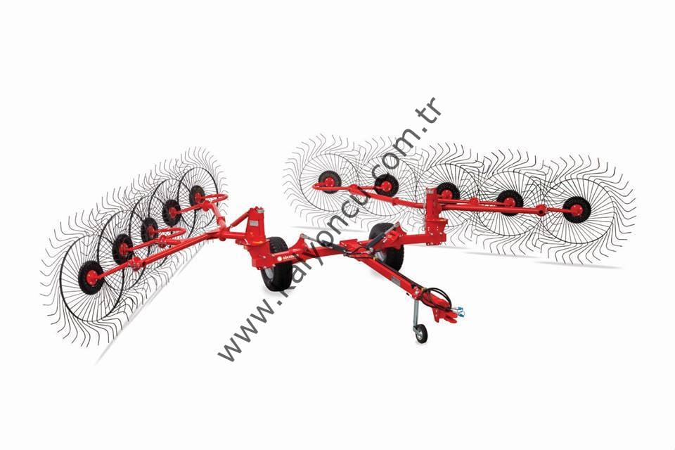 10'lu Pistonlu Arabalı Ot Toplama Tırmığı GCR-10 *GÖKMENLER*