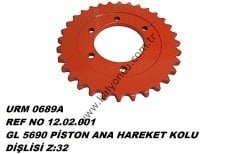 L 5690 Piston Ana Hareket Kolu Dişlisi Z:32 Ür.No:0698A