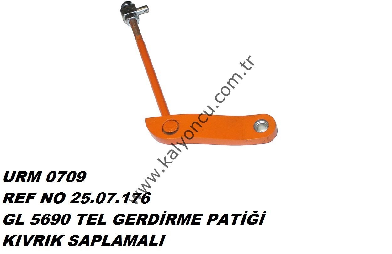 L 5690 Tel Gerdirme Patiği Kıvrık Saplamalı Ür.No:0709