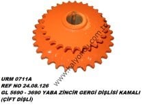 L 5690 Yaba Zincir Gergi Dişlisi Çift Dişli Kamalı Ür.No:0711A