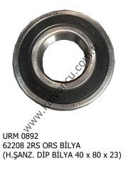 62208 2 RS ORS BİLYA (H.ŞANZ. DİP) 40x80x23 Ür.No:0892