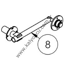 TEL TAŞIYICI YARIM DİNGİL-FLANŞLI  -GRY-08