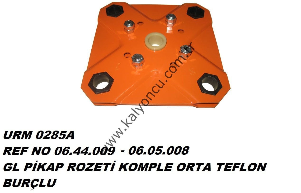 ROZET KOMPLE-4-ORTA-TEFLON BURÇLU *5190*