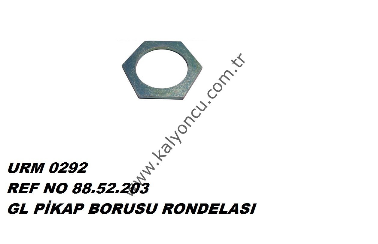 PİKAP BORUSU RONDELASI ALTI KÖŞE PUL *5190*