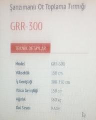 Helikopter Ot Toplama Tırmığı (Şanzumanlı - 9 Kollu) GRR-300*GÖKMENLER*