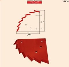 YEM KARMA BIÇAĞI DİKEY 1,5 M3 - ÇELİKEL ALPER BURKON TOLMAK