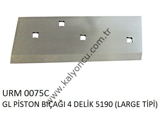L Piston Bıçağı 4 Delik 5190 L (Large Tipi) Ür.No:0075C