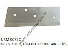 L Piston Bıçağı 4 Delik 5190 L (Large Tipi) Ür.No:0075C