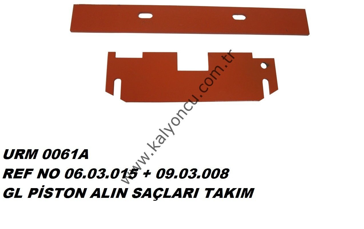 L Piston Alın Sacları Takım Ür.No:0061A