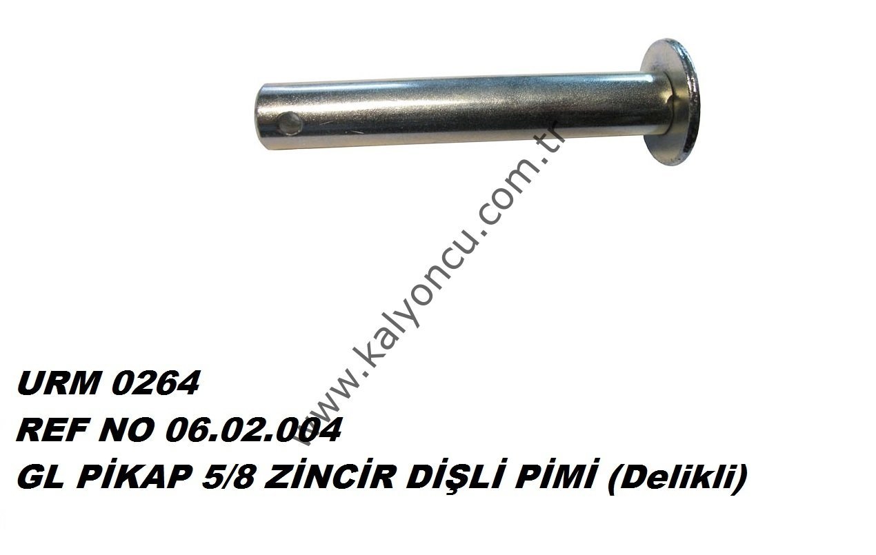 PİKAP 5/8 ZİNCİR DİŞLİ PİMİ (Delikli) *5190*