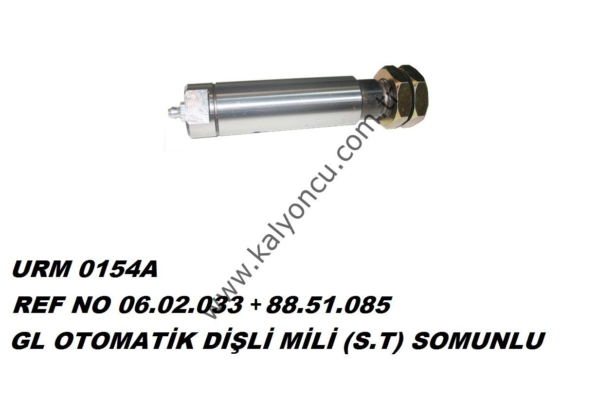 OTOMATİK DİŞLİ MİLİ (S.T.) SOMUNLU *5190*