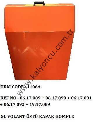 L Volant Üstü Büyük Kapak Komple Ür.No:1106A