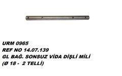 L Bağlama Sonsuz Vida Dişli Mili 18′lik (İki Telli) Ür.No:0965