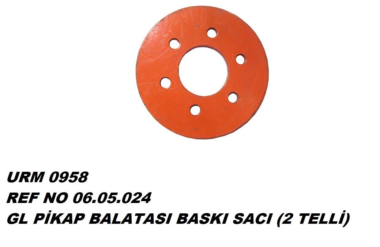 L Pikap Balatası Baskı Sacı (İki Telli) Ür.No:0958