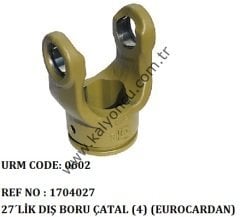 L 27′lik Dış Boru Çatal (4) EUROCACARDAN Ür.No:0602