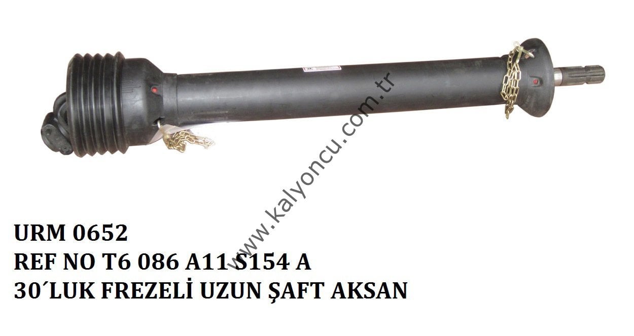 L 30′luk Frezeli Uzun Şaft (Aksan) Ür.No:0652