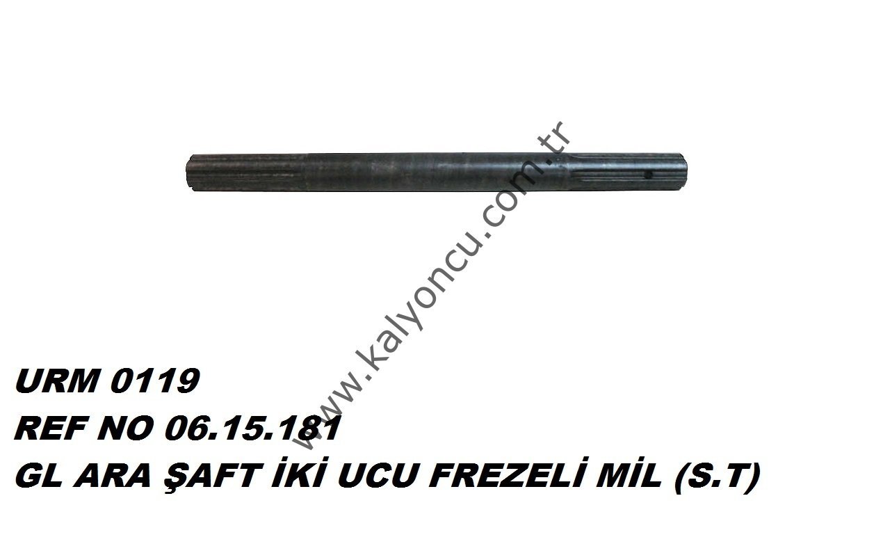 ARA ŞAFT FREZELİ MİLİ E.M. *5190*