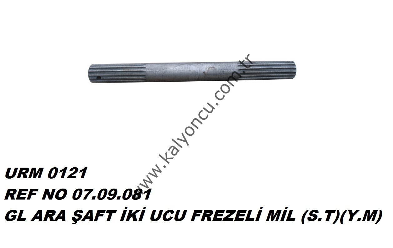 ARA ŞAFT FREZELİ MİL SENTE Y.M.(S.T) *5190*