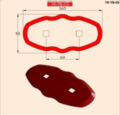YEM KARMA BIÇAĞI OVAL TIRTIRLI OVAL BIÇAK