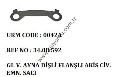 VOLAN AYNA FLANŞLI AKİS CİV.EMN.SACI *5190*