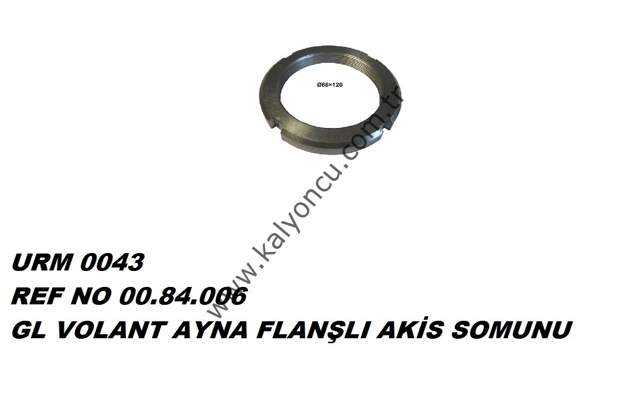 VOLAN AYNA FLANŞLI AKİS SOMUNU-KM18 *5190*