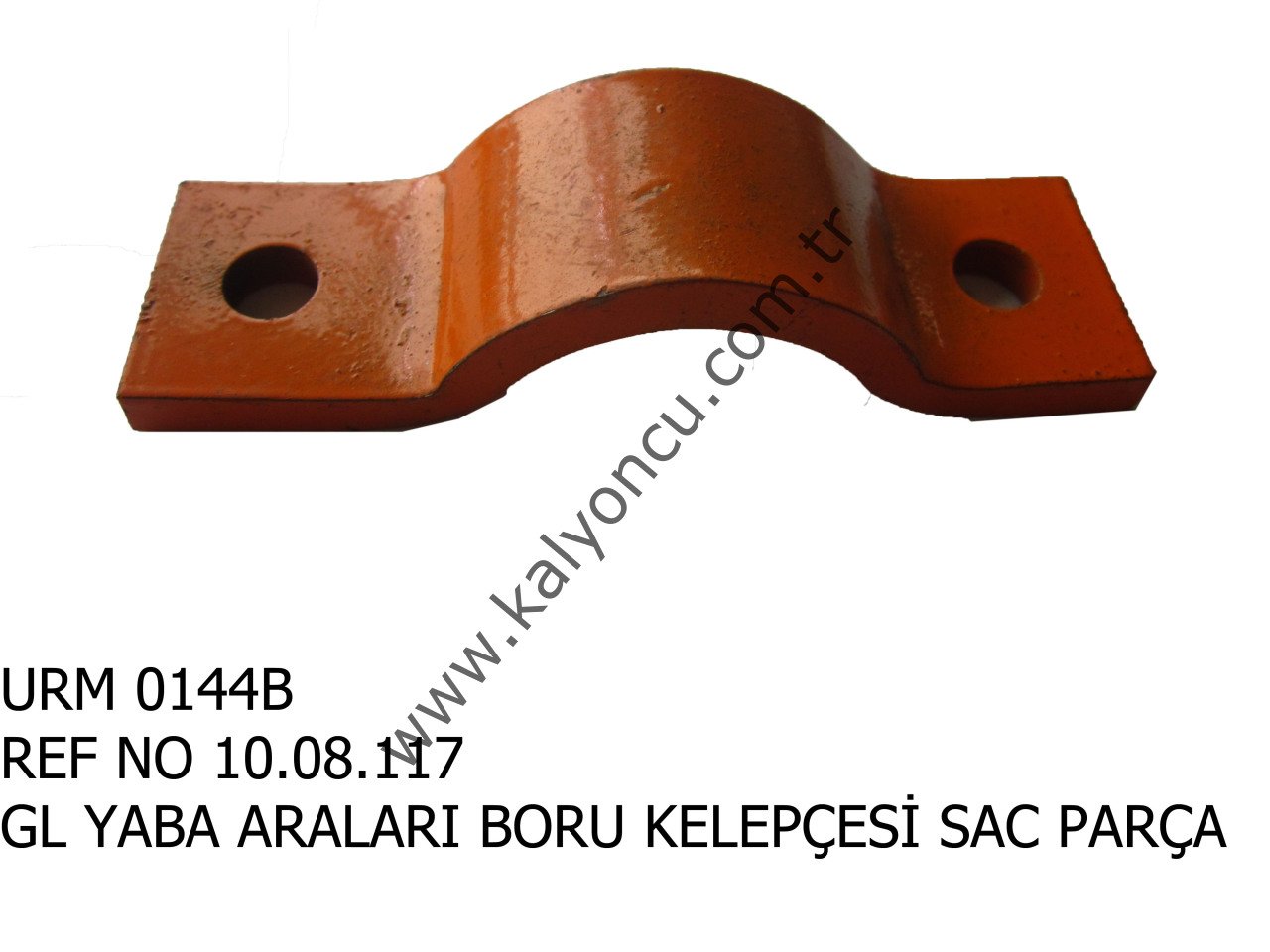 L Yaba Araları Boru Kelepçesi Sac Parça Ür.No:0144B