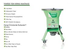 YEM KIRMA MAKİNASI DİKEY 220V  REMA