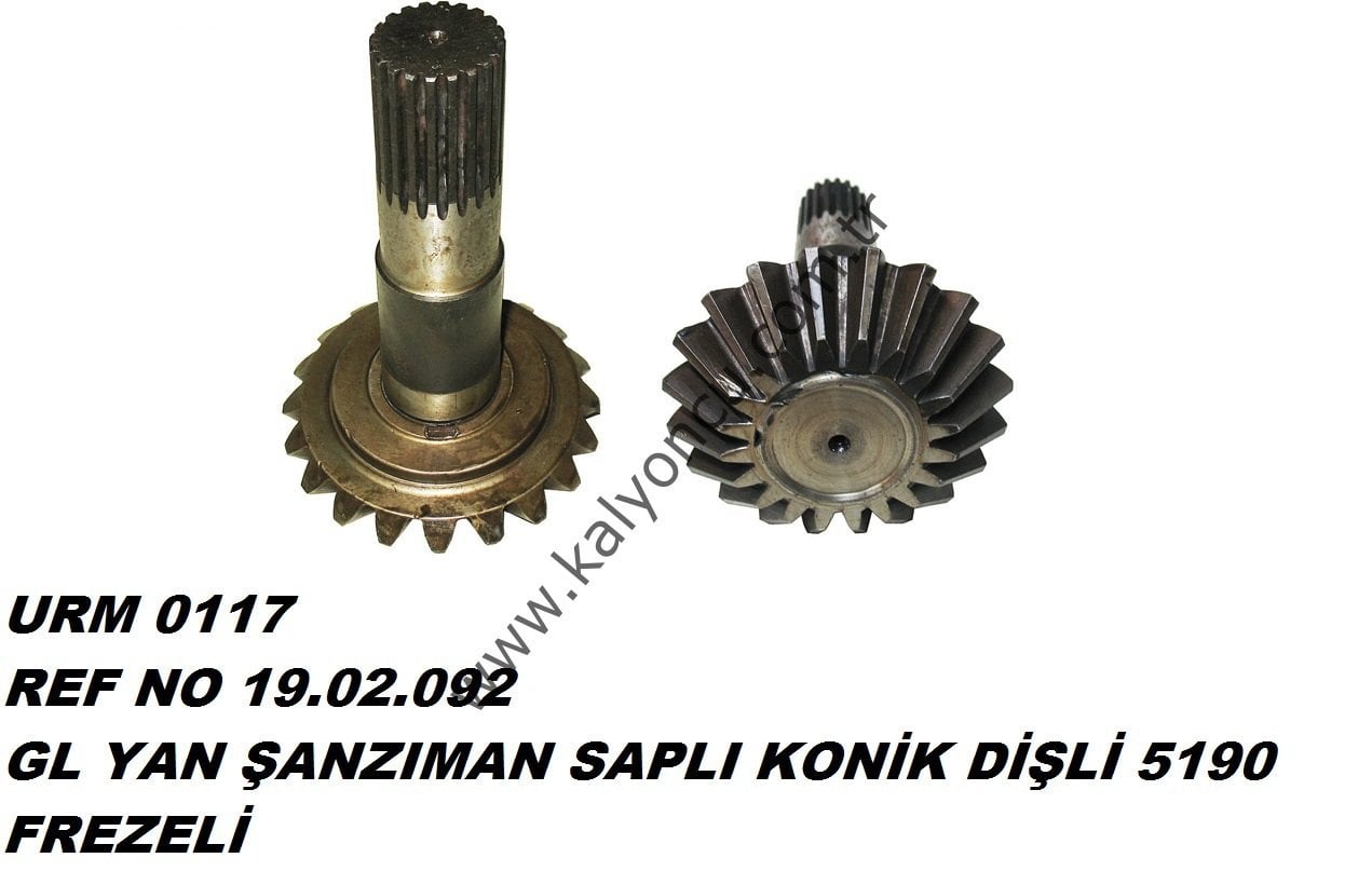 YAN ŞANZIMAN SAPLI KONİK DİŞLİ FREZELİ *5190*