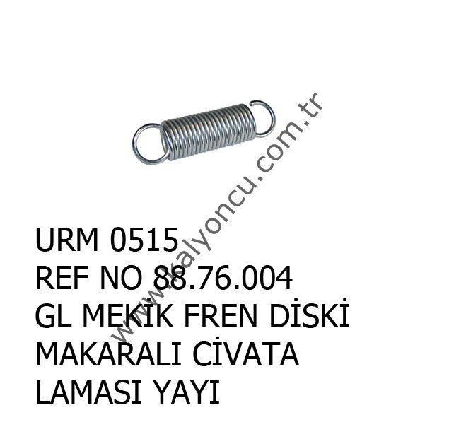 MEKİK FREN DİSKİ MAKARALI CİVATA LAMASI YAYI *5190*