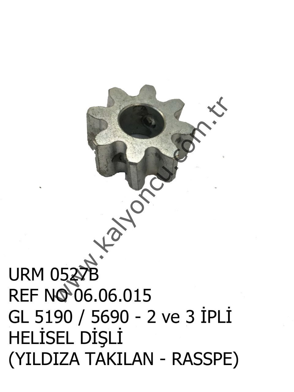 L İpli Helisel Dişli 2 İpli Orj. Ür.No:0527b