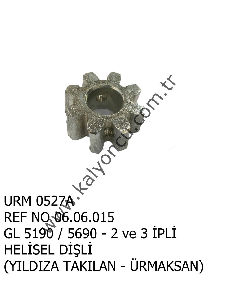 L İpli Helisel Dişli (Yıldıza Takılan) (İki İpli) Ür.No:0527a