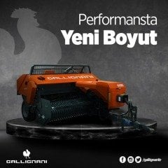 GALLIGNANİ-6190 3 İPLİ HAŞBAYLI BALYA MAKİNASI (150cm)