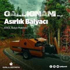 GALLIGNANİ-6190 L 3 İPLİ HAŞBAYLI BALYA MAKİNASI (163cm)