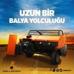 GALLIGNANİ-6190 L 3 İPLİ HAŞBAYLI BALYA MAKİNASI (163cm)