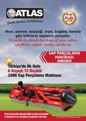 SAP PARÇALAMA MAKİNASI SP3200 (6 Kayış-72 Bıçak)  *ATLAS*