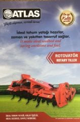 ROTOVATÖR 2900 4 VİTES (2 PATLATMALI)  *ATLAS*