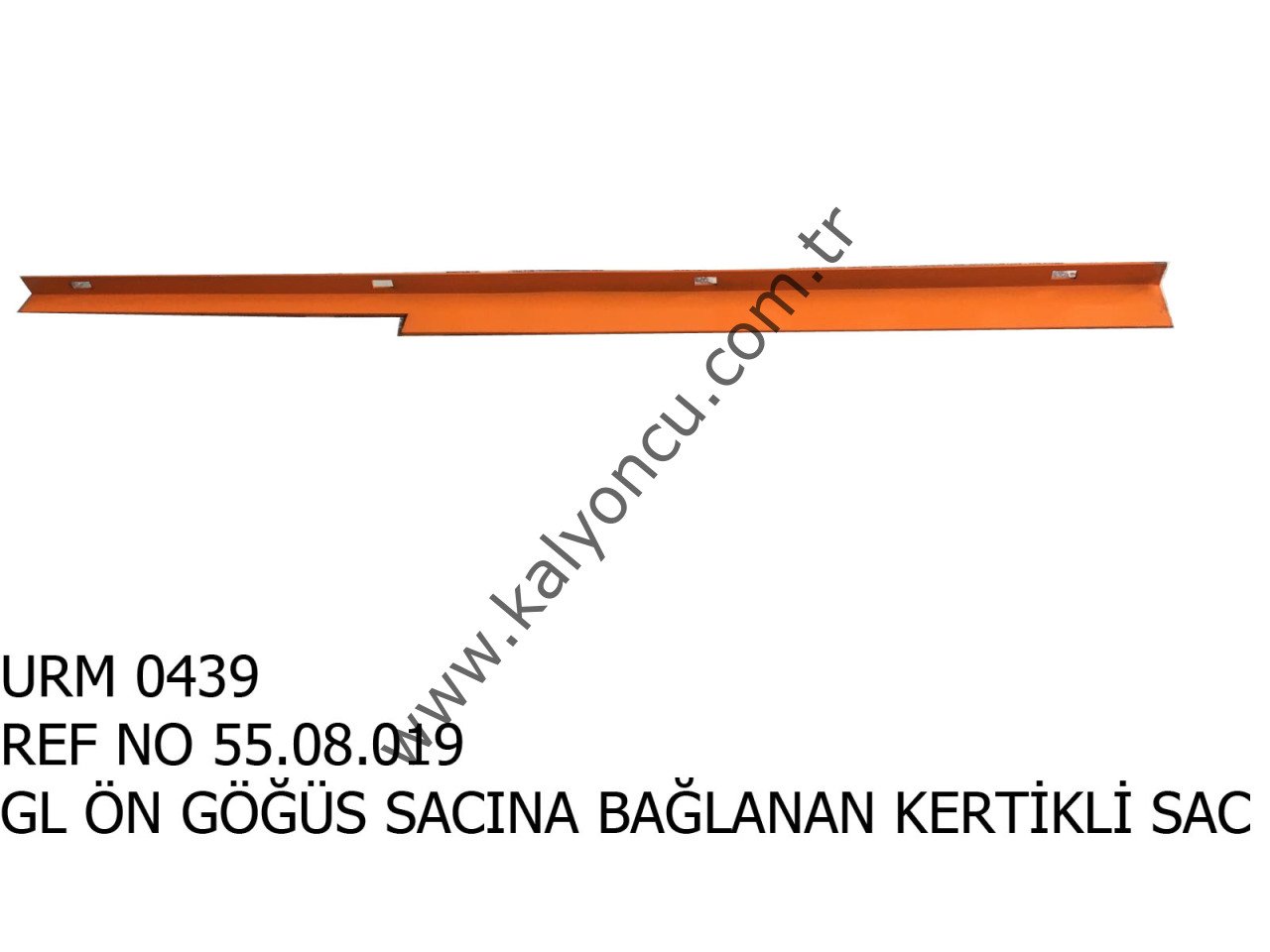 L Ön Göğüs Sacına Bağlanan Kertikli Sac Ür.No:0439