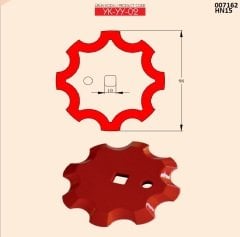 YEM KARMA BIÇAĞI-YILDIZ-Q10mm-BY-HN15