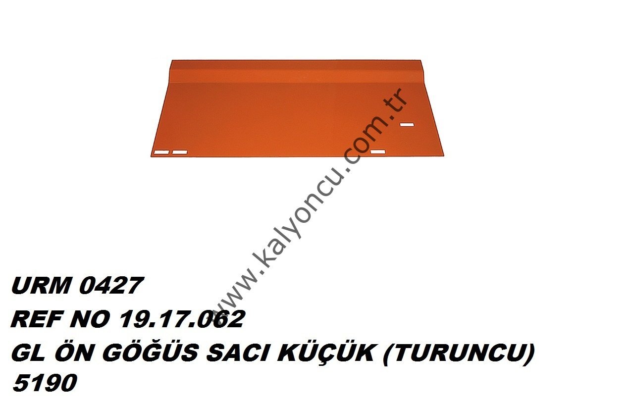 L Ön Göğüs Sacı Küçük (Turuncu) Ür.No:0427