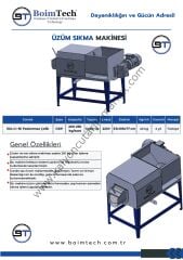 Üzüm Sıkma Makinesi