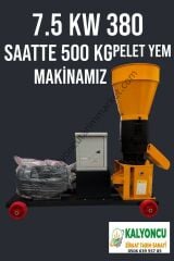 YEM PELET MAKİNESİ-7.5 kW-380V (Saatte 500kg)