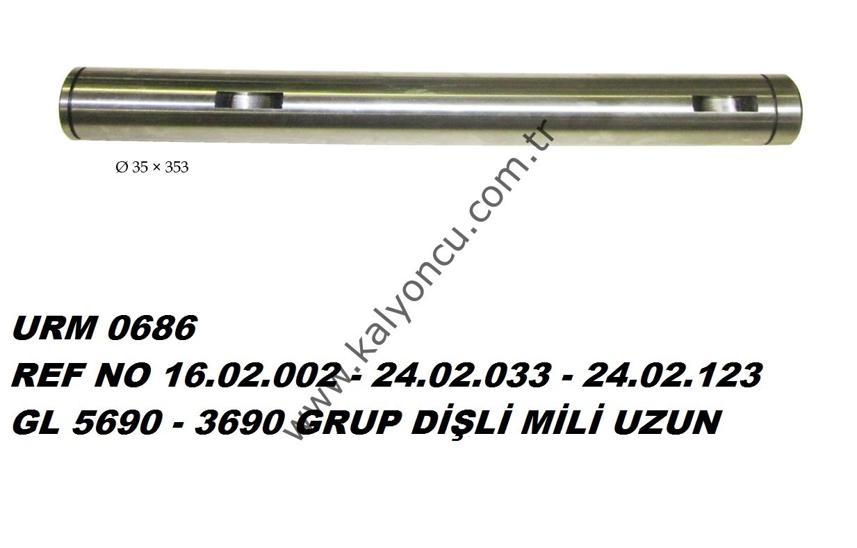 L 5690 Grup Dişli Mili Uzun Ür.No:0686